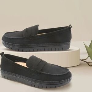 GLOLILY ELLE LOAFER Black Suede 7.5